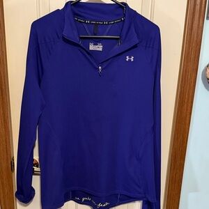 Under Armour Purple Performance Top semi fitted size XL